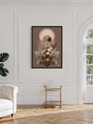 Plakat Cotton Sisters - dwie kobiety w stylu retro w pastelowej kompozycji - obrazek 2
