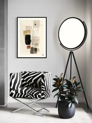 Plakat Abstract Shapes - minimalistyczne geometryczne kształty - obrazek 3