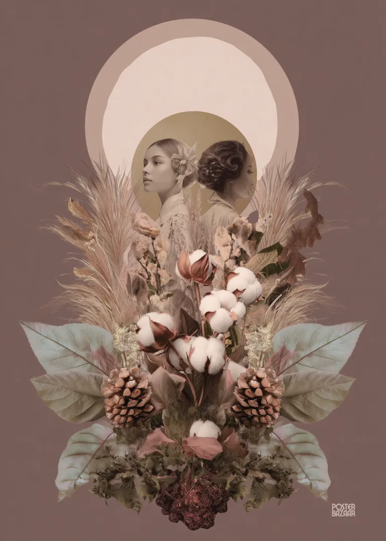 Cotton Sisters — dwie kobiety w stylu retro w pastelowej kompozycji
