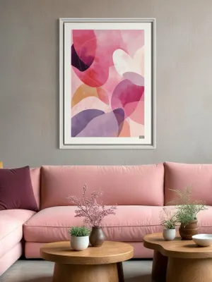 Plakat Vivid Shapes - kolorowe abstrakcyjne kształty - obrazek 2