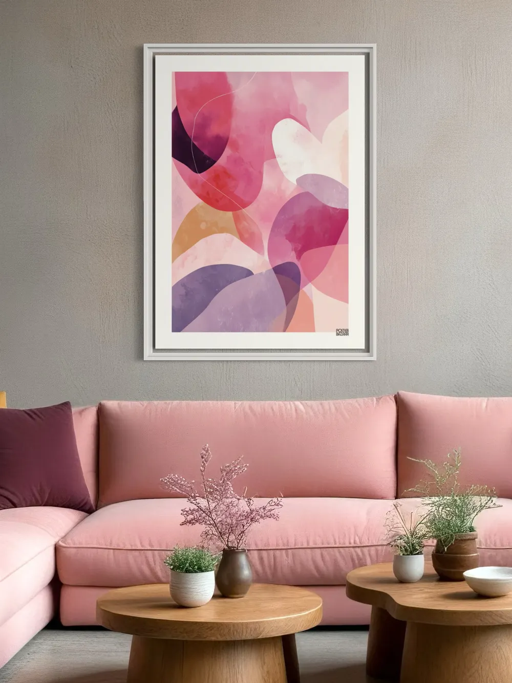Plakat Vivid Shapes - kolorowe abstrakcyjne kształty - obrazek 2