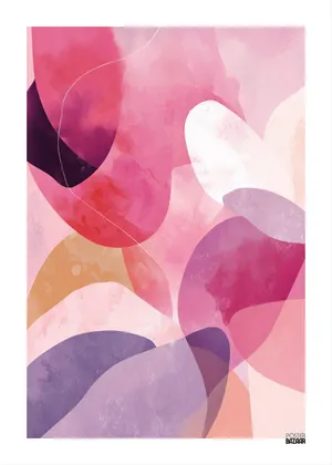 Plakat Vivid Shapes - kolorowe abstrakcyjne kształty