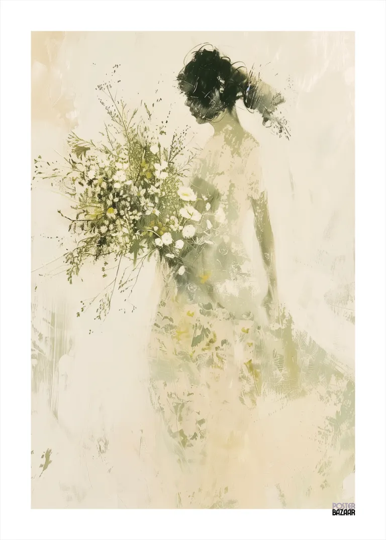 Gentle Woman — delikatna kobieta z kwiatami