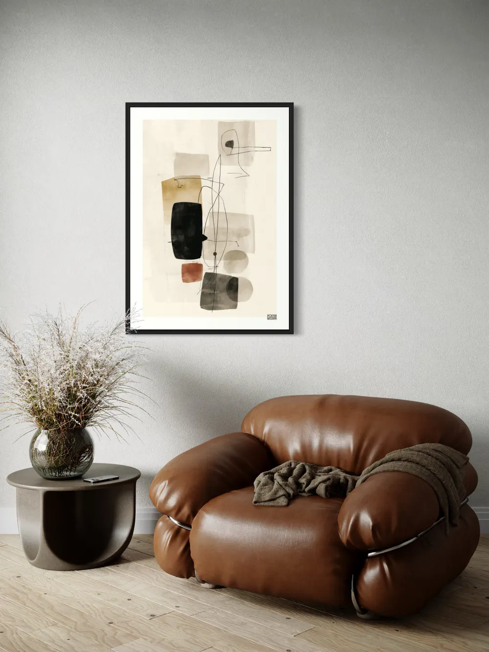 Plakat Abstract Shapes - minimalistyczne geometryczne kształty - obrazek 2