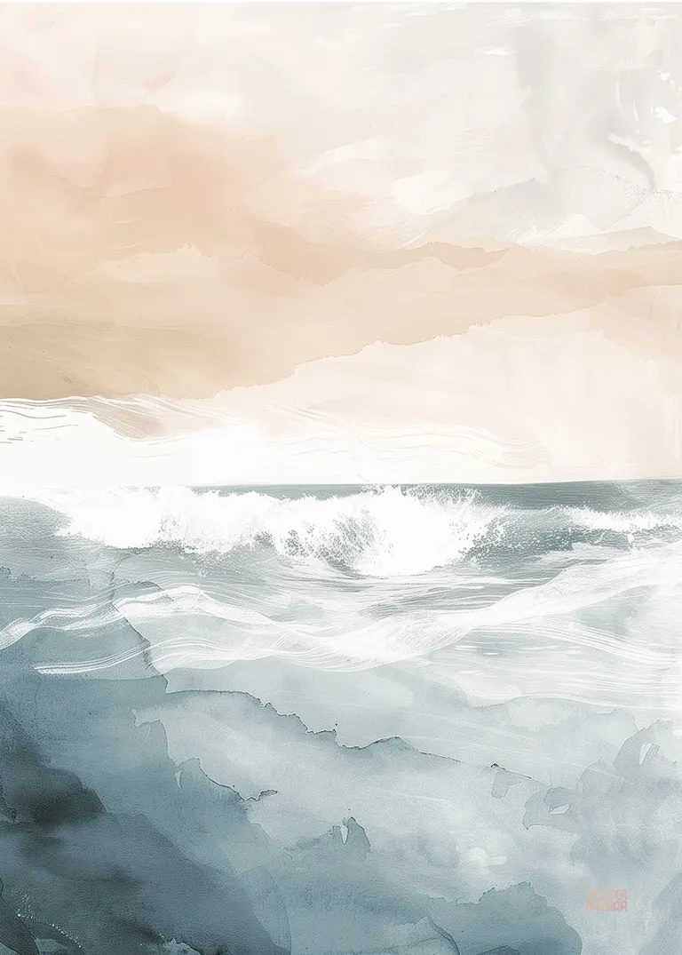 Ocean Calm — spokojne fale w turkusu i bieli