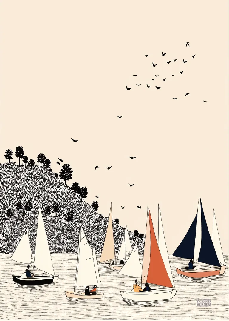 Sailing Day — żaglówki na spokojnej wodzie
