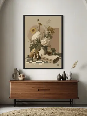Plakat Still Life - martwa natura w pastelowych barwach - obrazek 2