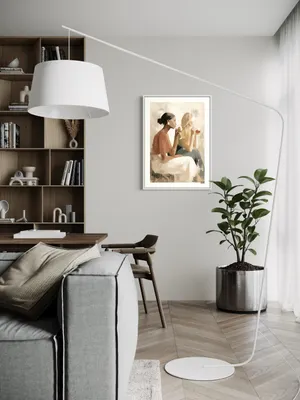 Plakat Wine Friends - luźny styl, ciepłe kolory - obrazek 3