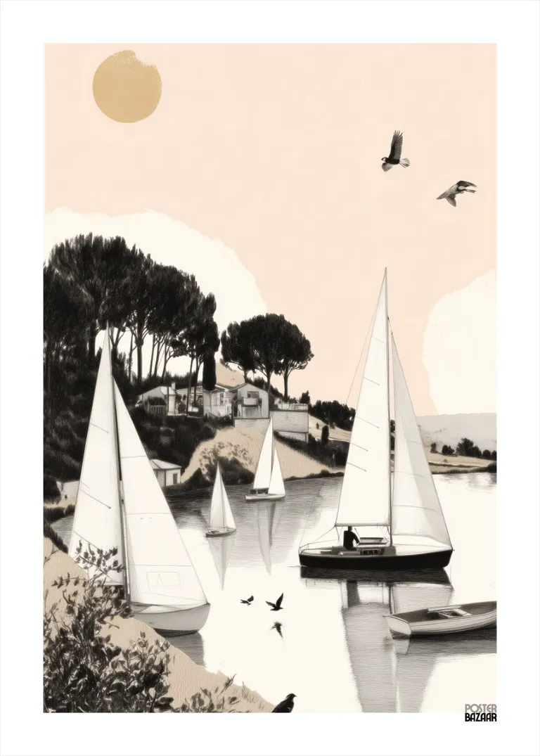 Whispering Sails — spokojna zatoka z żaglówkami