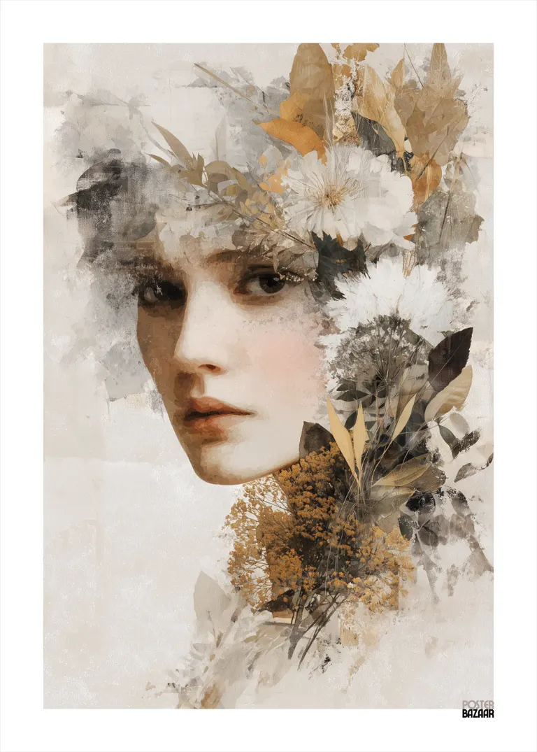 Autumn Muse — kobieta w jesiennych liściach